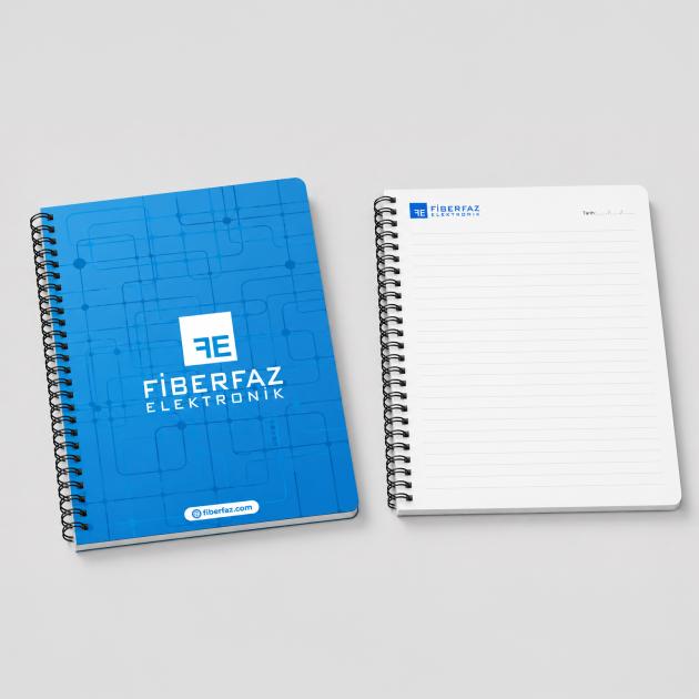 Mukavva Sıvama Spiralli Defter