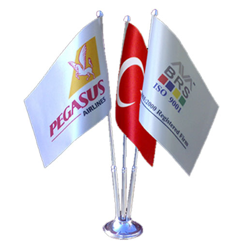 Üçlü Masa Bayrağı-MB03