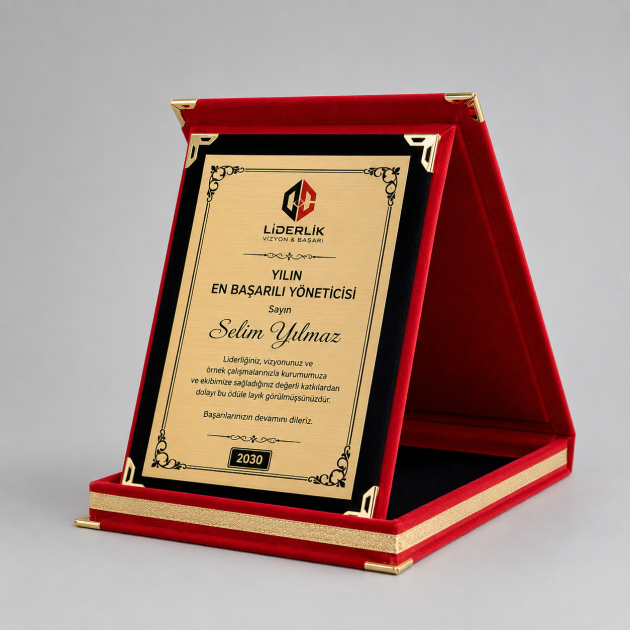 Gold Standart Plaket